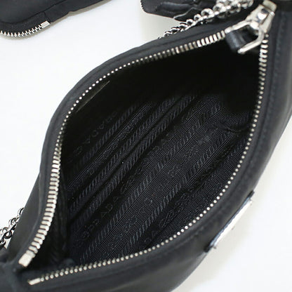 中古 プラダ ショルダーバッグ レディース ブランド PRADA 2WAY 1BH204 ブラック バッグ USDPR96303011