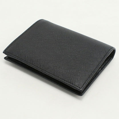 使用的Prada Bifold钱包，用于女性品牌Prada Triangle Wallet 1MV204黑色钱包USDPR96328011