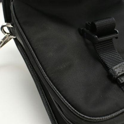中古 プラダ 斜め掛け ショルダーバッグ メンズ ブランド PRADA Re-Nylon 2VD043 ブラック バッグ USDPR96571011