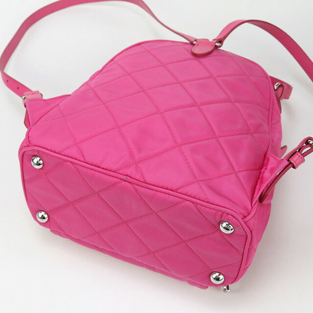 使用Prada背包的女性品牌Prada背包1BZ066 2AS3 F0029粉红色包usdpr96657011