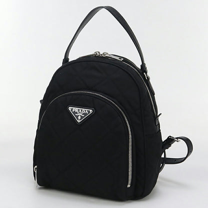 中古 プラダ リュック レディース ブランド PRADA 2WAYバックパック レザー ブラック バッグ USDPR96677011