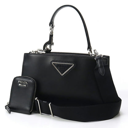 中古 プラダ ハンドバッグ レディース ブランド PRADA 2WAY 1BA314 2AIX F0XD9 ブラック バッグ USDPR96813011