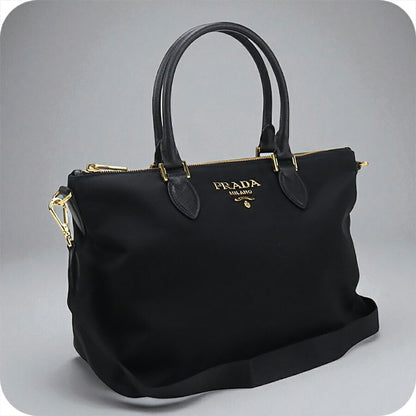 中古 プラダ ハンドバッグ レディース ブランド PRADA 2WAY レザー 1BA278 ブラック バッグ USDPR96913011