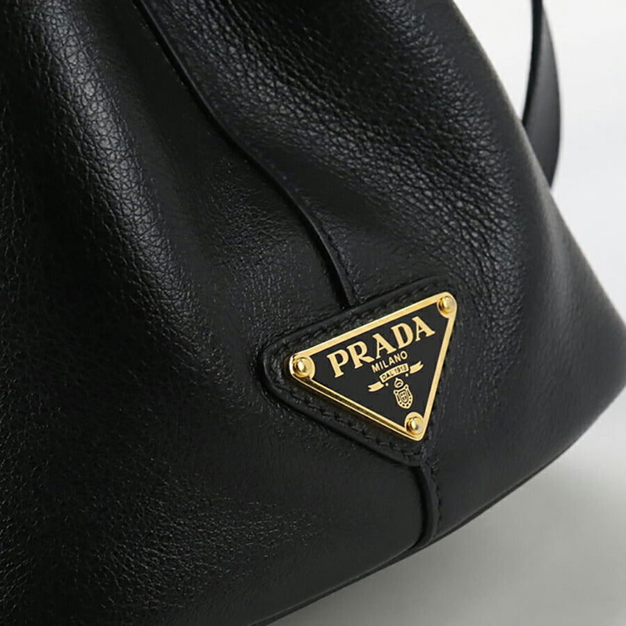 中古 プラダ トートバッグ レディース ブランド PRADA 2WAY レザー 1BA579 ブラック バッグ USDPR97114011