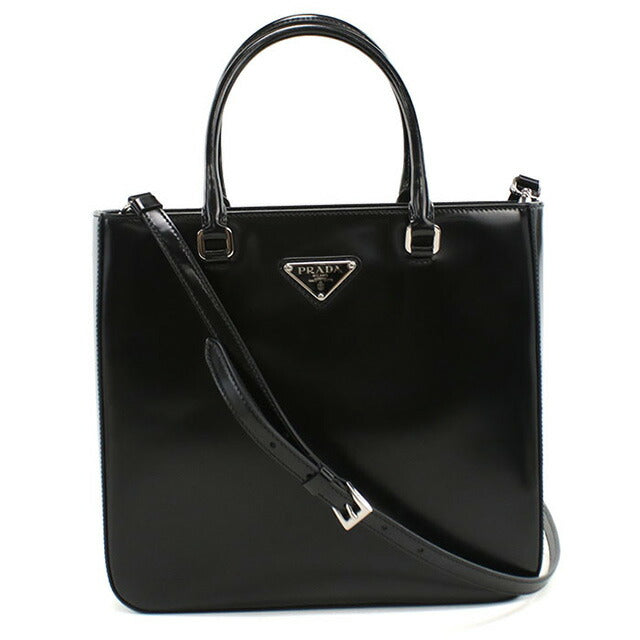 中古 プラダ ハンドバッグ レディース ブランド PRADA 2WAYバッグ レザー 1BA330 ブラック バッグ USDPR97453011