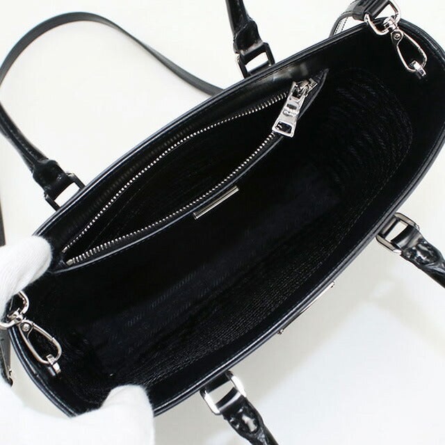 中古 プラダ ハンドバッグ レディース ブランド PRADA 2WAYバッグ レザー 1BA330 ブラック バッグ USDPR97453011