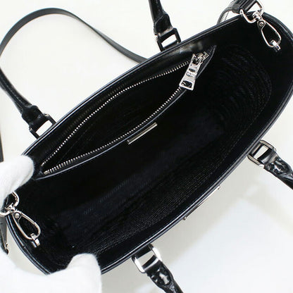 中古 プラダ ハンドバッグ レディース ブランド PRADA 2WAYバッグ レザー 1BA330 ブラック バッグ USDPR97453011