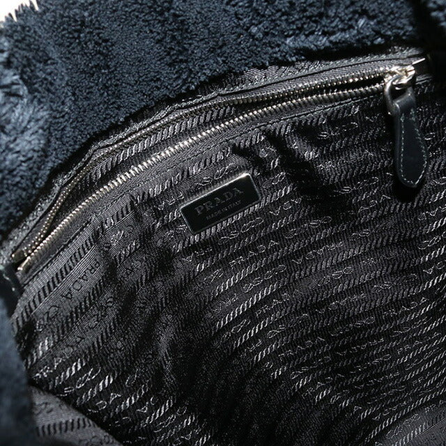 Used Prada tote bag ladies brand PRADA Terry 1BG130 black bag USDPR98044011