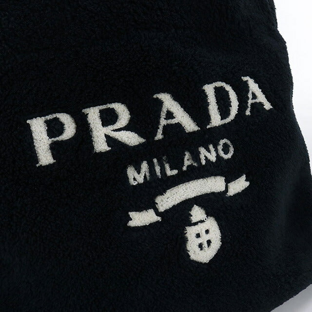Used Prada tote bag ladies brand PRADA Terry 1BG130 black bag USDPR98044011