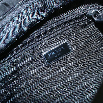 二手普拉达身体包男士品牌 PRADA 腰包 2VH038 黑色包 USDPR98063011