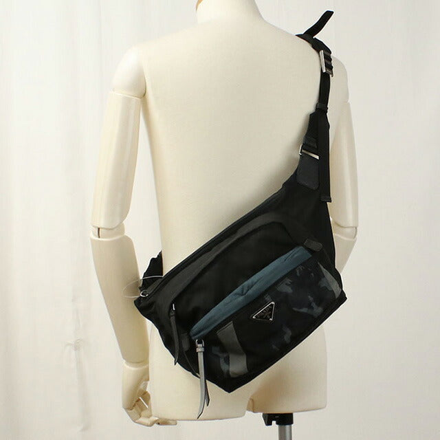 中古 プラダ ボディバッグ メンズ ブランド PRADA ベルトバッグ 2VH038