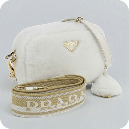 中古 プラダ 斜め掛け ショルダーバッグ レディース ブランド PRADA 1BH192 2EC9 F0009 ホワイト バッグ USDPR98106011