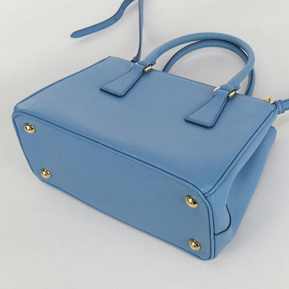 Used Prada handbag ladies brand PRADA 2WAY leather blue bag USDPR98359011