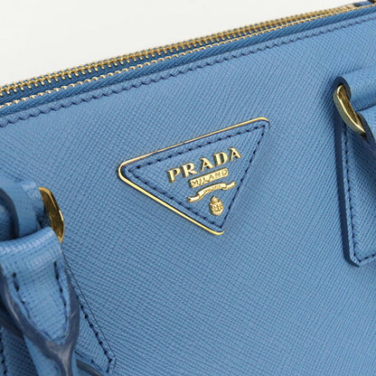 Used Prada handbag ladies brand PRADA 2WAY leather blue bag USDPR98359011