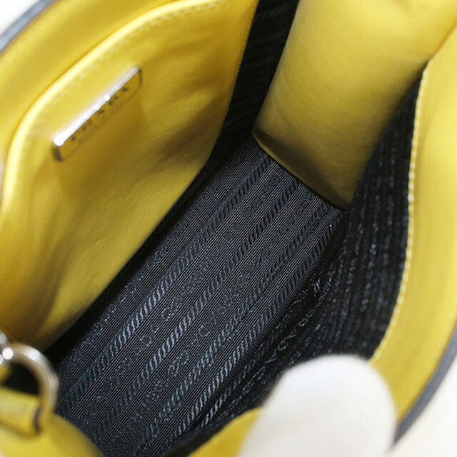 Used Prada handbag ladies brand PRADA 2WAY handbag 1BA333 yellow bag USDPR98591011