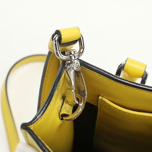 Used Prada handbag ladies brand PRADA 2WAY handbag 1BA333 yellow bag USDPR98591011