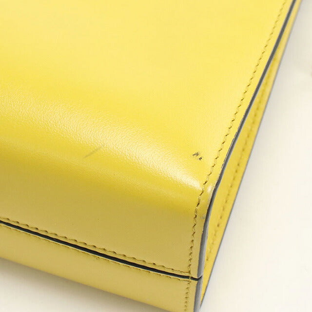 Used Prada handbag ladies brand PRADA 2WAY handbag 1BA333 yellow bag USDPR98591011