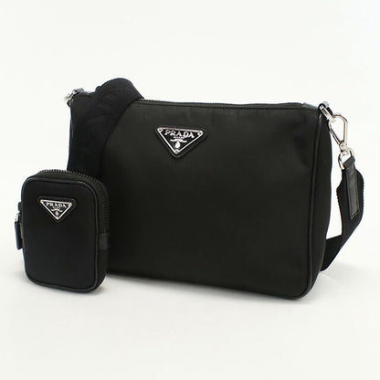 Used Prada Crossbody Shoulder Bag Unisex Brand PRADA Shoulder Bag Black Bag USDPR98693011