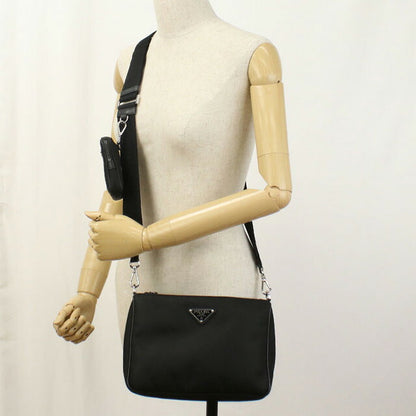 Used Prada Crossbody Shoulder Bag Unisex Brand PRADA Shoulder Bag Black Bag USDPR98693011