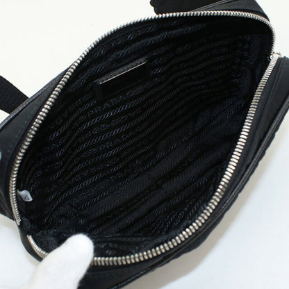 中古 プラダ ボディバッグ メンズ ブランド PRADA ベルトバッグ 2VL977 ブラック バッグ USDPR99442011