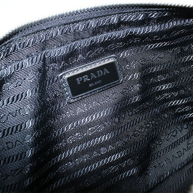 中古 プラダ ボディバッグ メンズ ブランド PRADA ベルトバッグ 2VL977 ブラック バッグ USDPR99442011