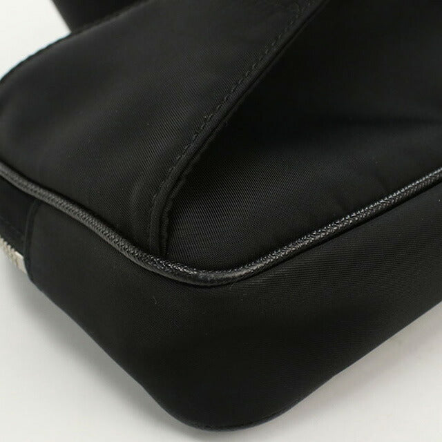 中古 プラダ ボディバッグ メンズ ブランド PRADA ベルトバッグ 2VL977 ブラック バッグ USDPR99442011