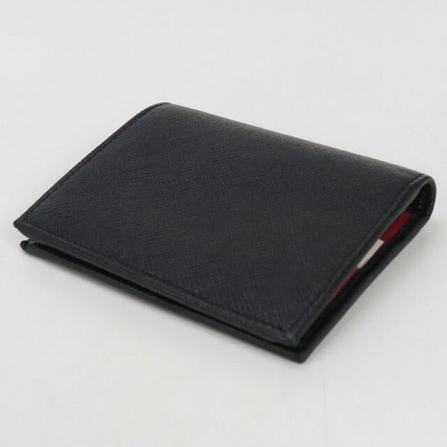 中古 プラダ 二折財布 レディース ブランド PRADA サフィアーノマルチカラー財布 レザー 1MV204 ブラック 財布 USDPR99832011