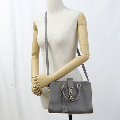 二手 Saint Laurent 手提包 女士品牌 SAINT LAURENT Baby Cabas 568853 灰色包 USDSL100174011