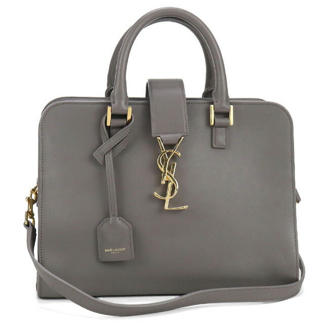 二手 Saint Laurent 手提包 女士品牌 SAINT LAURENT Baby Cabas 568853 灰色包 USDSL100174011