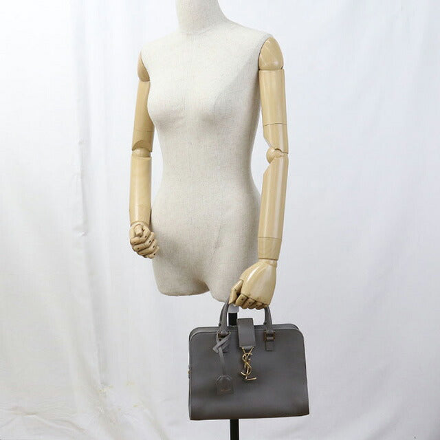 二手 Saint Laurent 手提包 女士品牌 SAINT LAURENT Baby Cabas 568853 灰色包 USDSL100174011