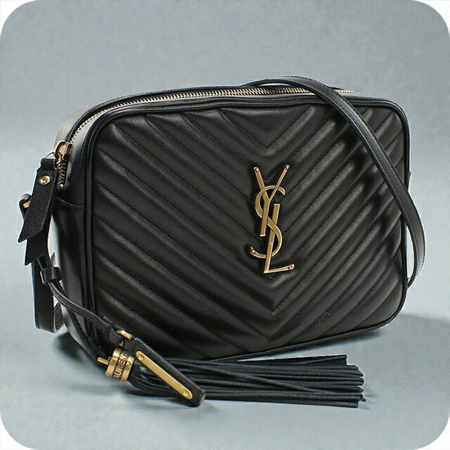 中古 サンローラン ショルダーバッグ レディース ブランド SAINT LAURENT ルー カメラバッグ レザー 520534 ブラック バッグ USDSL102936011