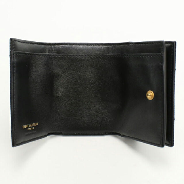 中古 サンローラン 三つ折り財布 レディース ブランド SAINT LAURENT