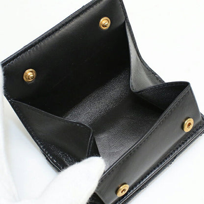 中古 サンローラン 三つ折り財布 レディース ブランド SAINT LAURENT モノグラム オリガミタイニーウォレット 668274 ブラック 財布 USDSL103689011