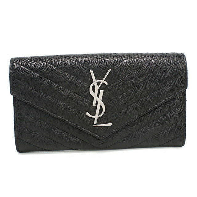 中古 サンローラン 長財布二折 レディース ブランド SAINT LAURENT