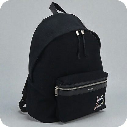 中古 サンローラン リュック メンズ ブランド SAINT LAURENT シティ バックパック 534968 ブラック バッグ USDSL104659011