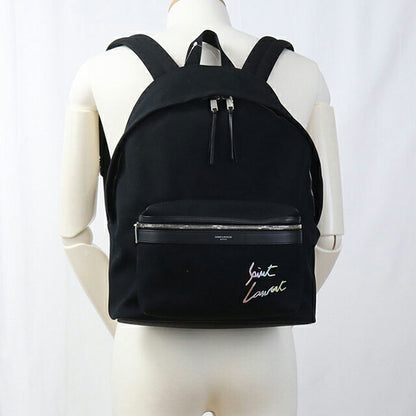 中古 サンローラン リュック メンズ ブランド SAINT LAURENT シティ バックパック 534968 ブラック バッグ USDSL104659011