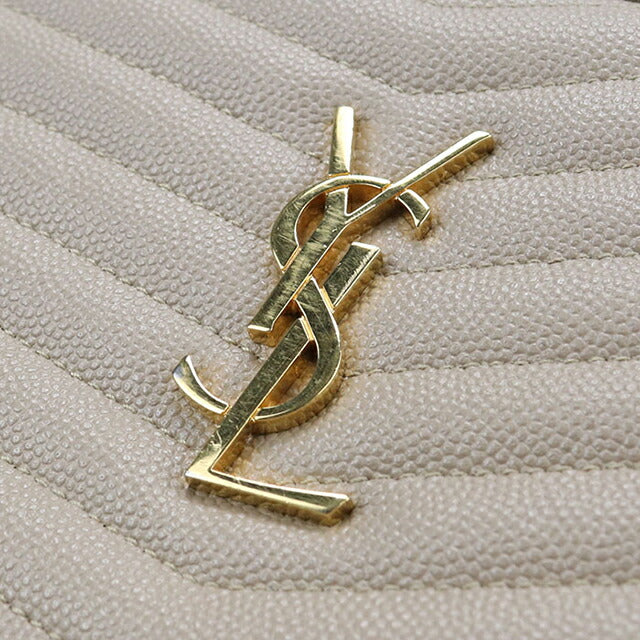中古 サンローラン 斜め掛け ショルダーバッグ レディース ブランド SAINT LAURENT ルー ミニバッグ 612579 ベージュ バッグ USDSL104764011