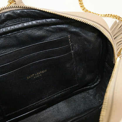 中古 サンローラン 斜め掛け ショルダーバッグ レディース ブランド SAINT LAURENT ルー ミニバッグ 612579 ベージュ バッグ USDSL104764011