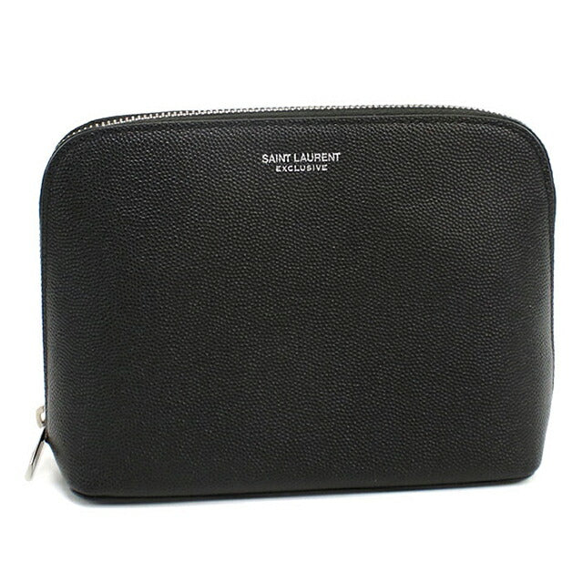 中古 サンローラン ポーチ ユニセックス ブランド SAINT LAURENT レザー 565962 ブラック バッグ USDSL105696011