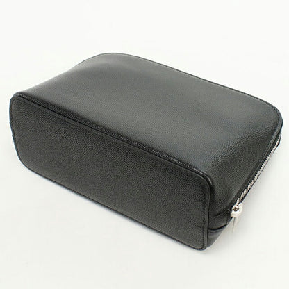 Used Saint Laurent Pouch Unisex Brand SAINT LAURENT Leather 565962 Black Bag USDSL105697011