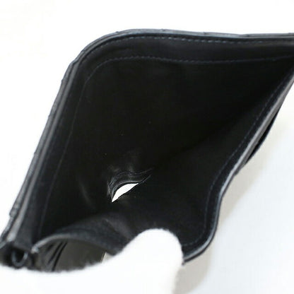 中古 サンローラン 三つ折り財布 レディース ブランド SAINT LAURENT カサンドラ コンパクト トリフォールドウォレット 403943 ブラック USDSL105996011
