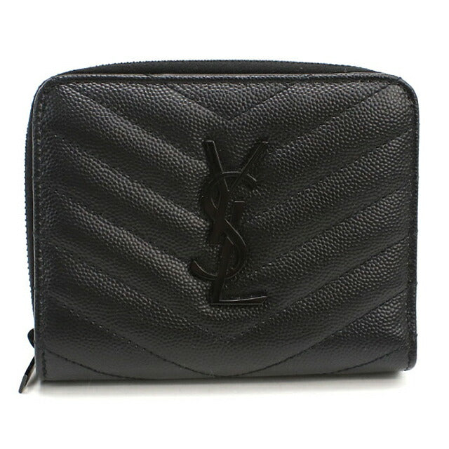 サンローラン SAINT LAURENT クラッシク ラウンドジップ 【中古】 SAINT LAURENT - サンローラン SAINT LAURENT クラッシク ラウンド