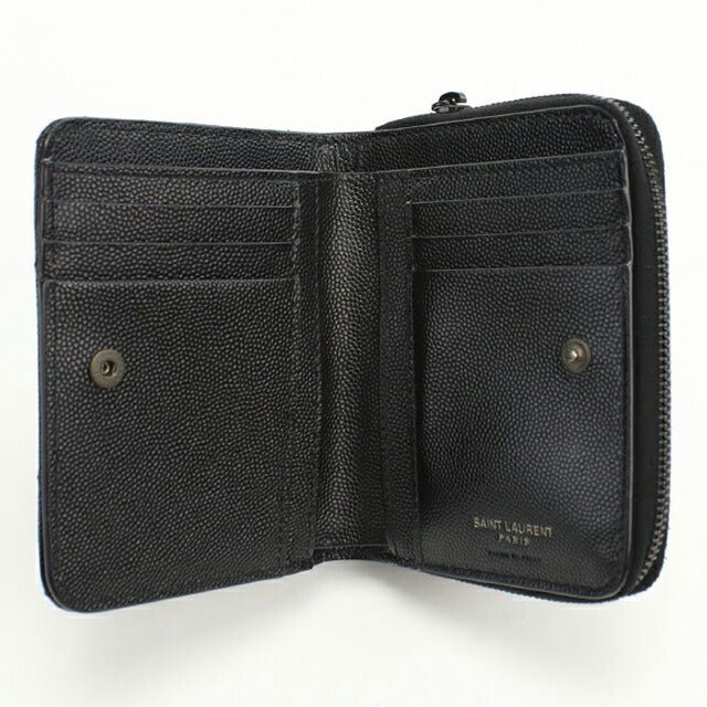 中古 サンローラン 二折財布 レディース ブランド SAINT LAURENT