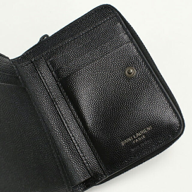 中古 サンローラン 二折財布 レディース ブランド SAINT LAURENT