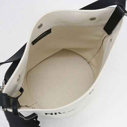 中古 サンローラン ショルダーバッグ レディース ブランド SAINT LAURENT リヴゴーシュ バケットバッグ　2WAY 669299 FAAAZ 9024 ホワイト USDSL106370011
