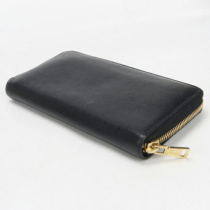 Used Saint Laurent long wallet round zipper ladies brand SAINT LAURENT full zip wallet 352904 black USDSL106470011