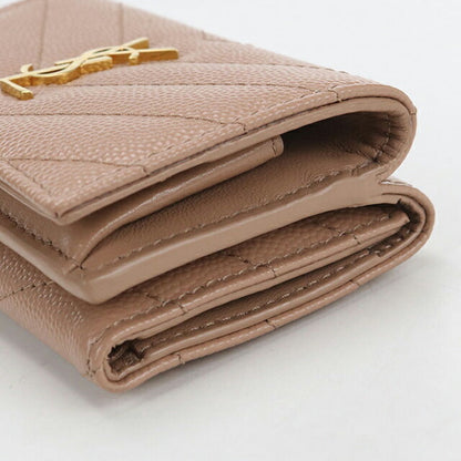 中古 サンローラン 三つ折り財布 レディース ブランド SAINT LAURENT モノグラムオリガミ タイニーウォレット 668274 ピンク 財布 USDSL106614011