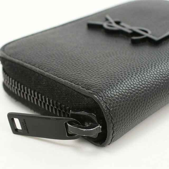 【中古品】SAINT LAURENT サンローラン　ケース ユニセックス サンローラン6連 グレー ゴールド金具 ユニセックス キーケース SAINT