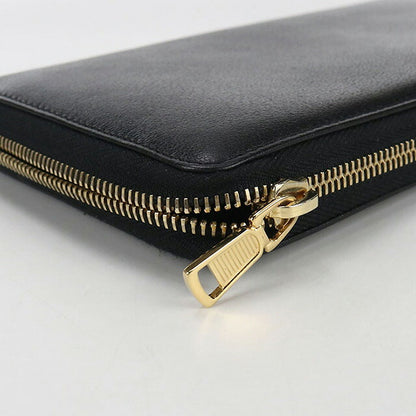 中古 サンローラン 長財布ラウンドファスナー レディース ブランド SAINT LAURENT モノグラム フルジップウォレット 352907 ブラック 財布 USDSL107273011