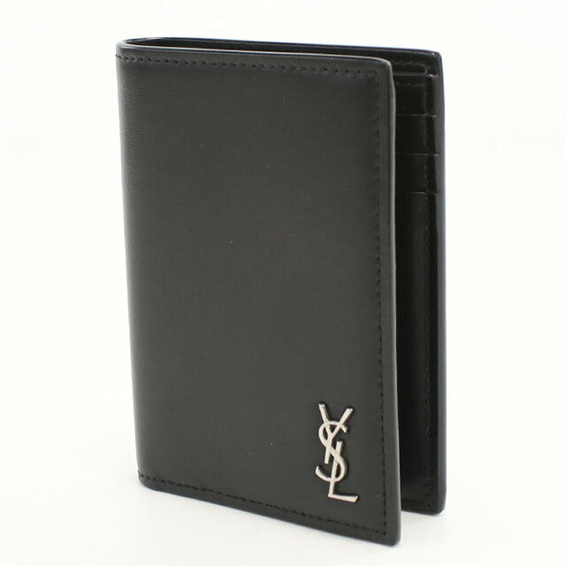 中古 サンローラン 二つ折り財布 二折財布 メンズ ブランド SAINT